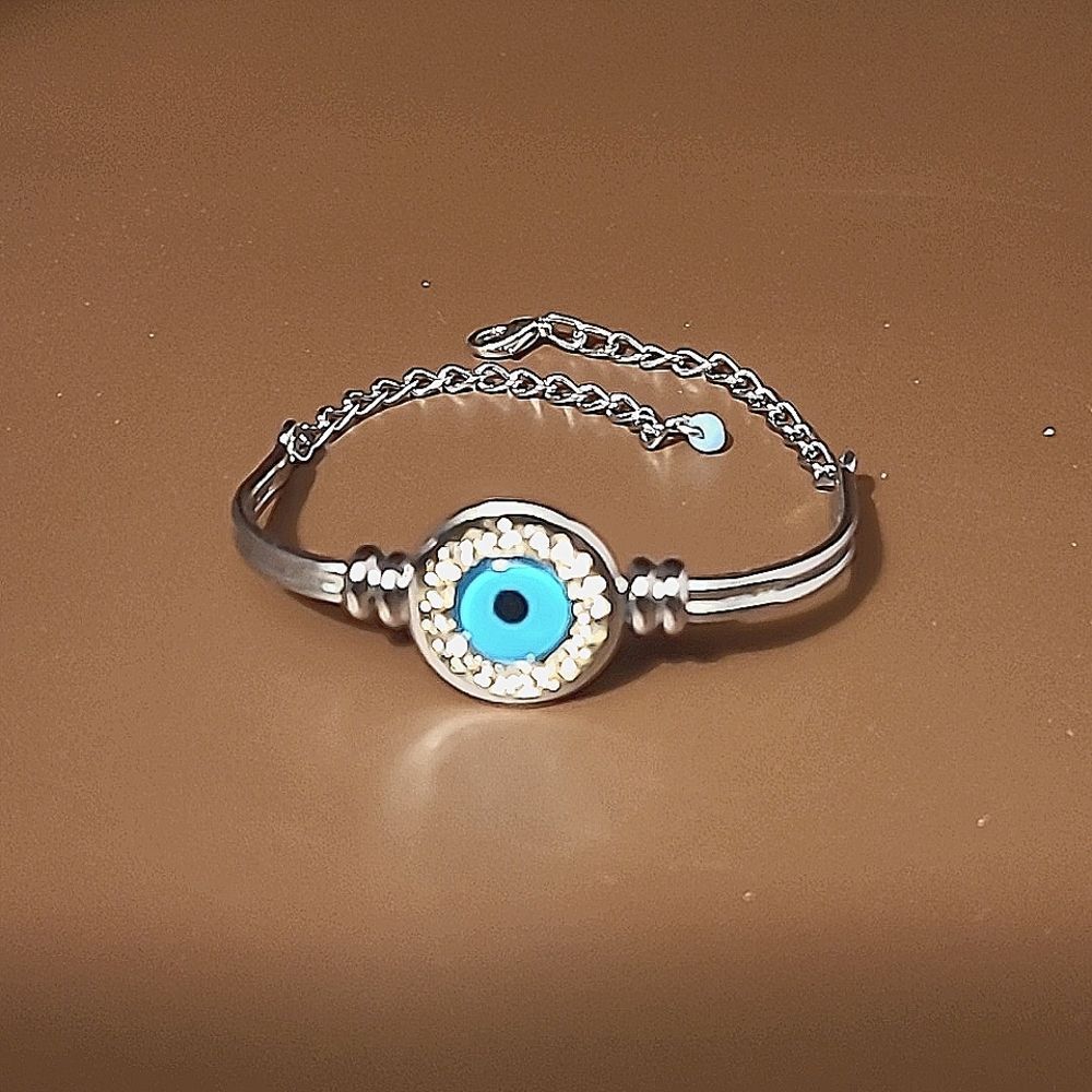 Evil Eye Bangle Bracelet